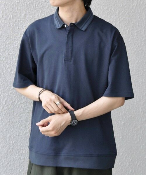 SHIPS / シップス ポロシャツ | SHIPS any:〈洗濯機可能〉エアロ スケープ メッシュ 鹿の子 リブ ポロシャツ◆ | 詳細22