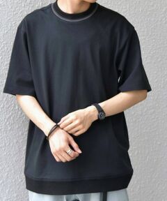 SHIPS / シップス Tシャツ | SHIPS any:〈洗濯機可能〉エアロ スケープ メッシュ 鹿の子 リブ Tシャツ◆