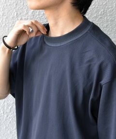 SHIPS / シップス Tシャツ | SHIPS any:〈洗濯機可能〉エアロ スケープ メッシュ 鹿の子 リブ Tシャツ◆