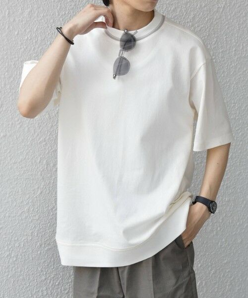SHIPS / シップス Tシャツ | SHIPS any:〈洗濯機可能〉エアロ スケープ メッシュ 鹿の子 リブ Tシャツ◆ | 詳細3