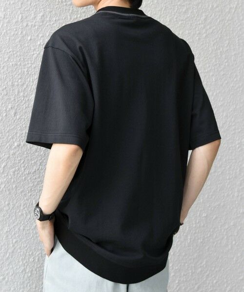 SHIPS / シップス Tシャツ | SHIPS any:〈洗濯機可能〉エアロ スケープ メッシュ 鹿の子 リブ Tシャツ◆ | 詳細12