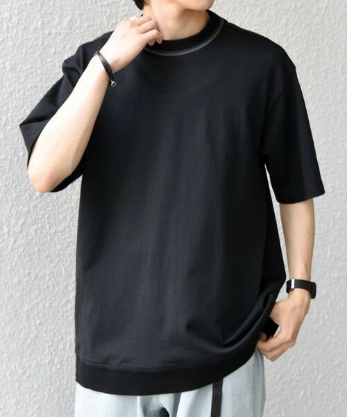 SHIPS / シップス Tシャツ | SHIPS any:〈洗濯機可能〉エアロ スケープ メッシュ 鹿の子 リブ Tシャツ◆ | 詳細10