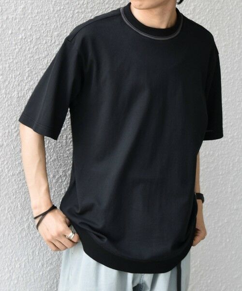 SHIPS / シップス Tシャツ | SHIPS any:〈洗濯機可能〉エアロ スケープ メッシュ 鹿の子 リブ Tシャツ◆ | 詳細11