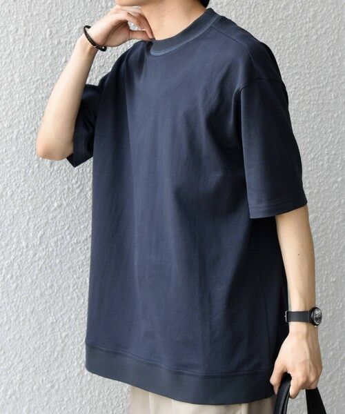 SHIPS / シップス Tシャツ | SHIPS any:〈洗濯機可能〉エアロ スケープ メッシュ 鹿の子 リブ Tシャツ◆ | 詳細18