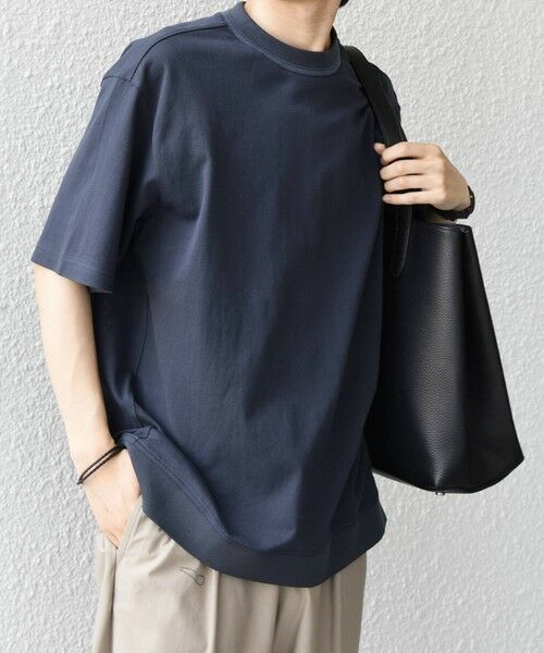SHIPS / シップス Tシャツ | SHIPS any:〈洗濯機可能〉エアロ スケープ メッシュ 鹿の子 リブ Tシャツ◆ | 詳細19
