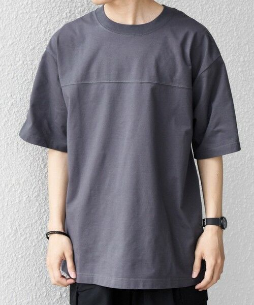 SHIPS / シップス Tシャツ | SHIPS any:〈接触冷感/吸水速乾/UVカット/遮熱〉Raylock フットボール Tシャツ◆ | 詳細3