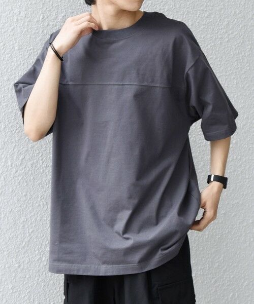 SHIPS / シップス Tシャツ | SHIPS any:〈接触冷感/吸水速乾/UVカット/遮熱〉Raylock フットボール Tシャツ◆ | 詳細4