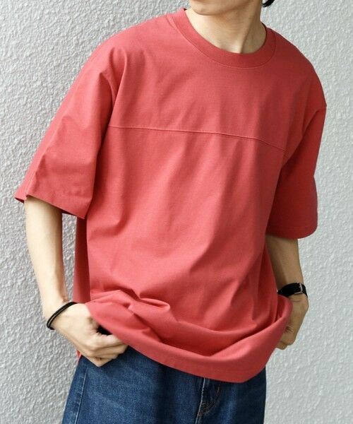 SHIPS / シップス Tシャツ | SHIPS any:〈接触冷感/吸水速乾/UVカット/遮熱〉Raylock フットボール Tシャツ◆ | 詳細10
