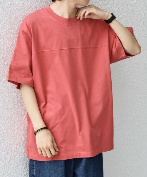 SHIPS / シップス Tシャツ | SHIPS any:〈接触冷感/吸水速乾/UVカット/遮熱〉Raylock フットボール Tシャツ◆ | 詳細8