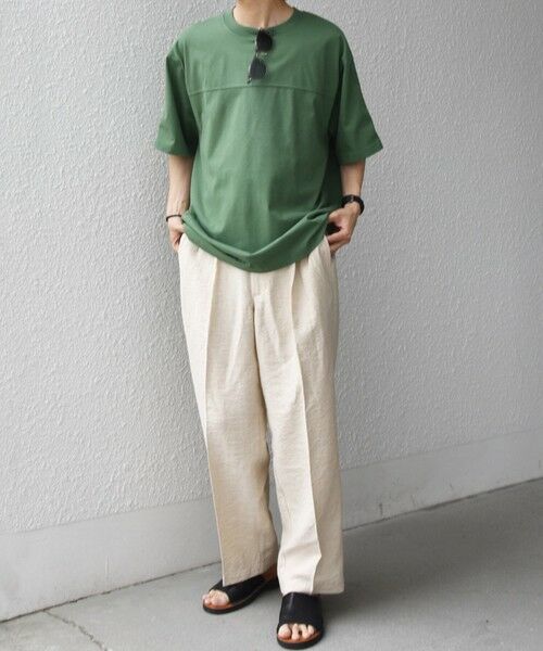 SHIPS / シップス Tシャツ | SHIPS any:〈接触冷感/吸水速乾/UVカット/遮熱〉Raylock フットボール Tシャツ◆ | 詳細16