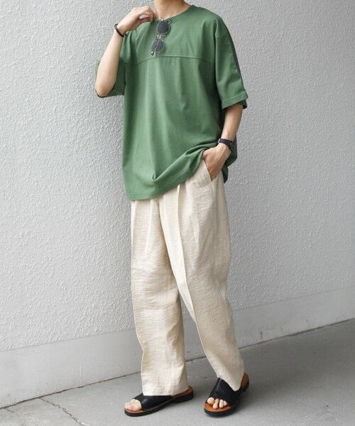 SHIPS / シップス Tシャツ | SHIPS any:〈接触冷感/吸水速乾/UVカット/遮熱〉Raylock フットボール Tシャツ◆ | 詳細17