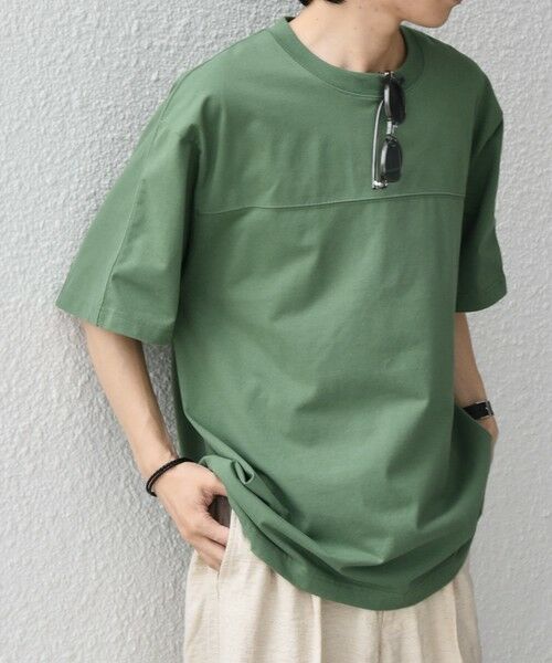 SHIPS / シップス Tシャツ | SHIPS any:〈接触冷感/吸水速乾/UVカット/遮熱〉Raylock フットボール Tシャツ◆ | 詳細19