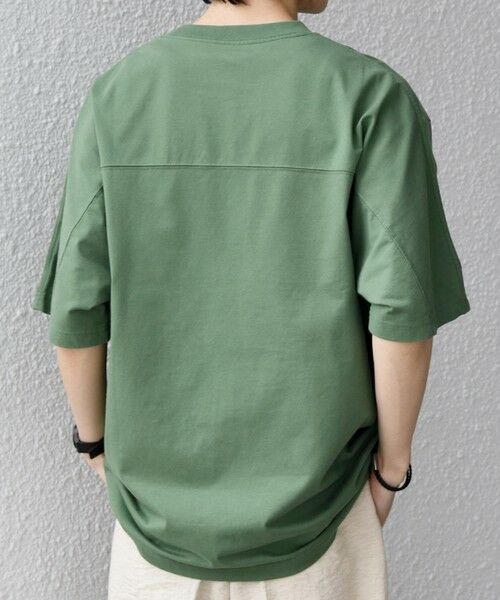 SHIPS / シップス Tシャツ | SHIPS any:〈接触冷感/吸水速乾/UVカット/遮熱〉Raylock フットボール Tシャツ◆ | 詳細20