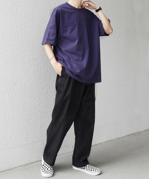 SHIPS / シップス Tシャツ | SHIPS any:〈接触冷感/吸水速乾/UVカット/遮熱〉Raylock フットボール Tシャツ◆ | 詳細22