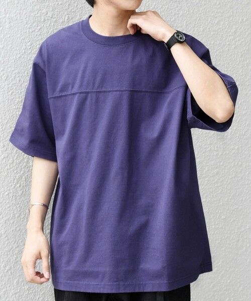 SHIPS / シップス Tシャツ | SHIPS any:〈接触冷感/吸水速乾/UVカット/遮熱〉Raylock フットボール Tシャツ◆ | 詳細23