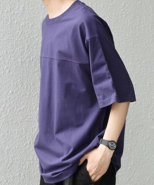 SHIPS / シップス Tシャツ | SHIPS any:〈接触冷感/吸水速乾/UVカット/遮熱〉Raylock フットボール Tシャツ◆ | 詳細24