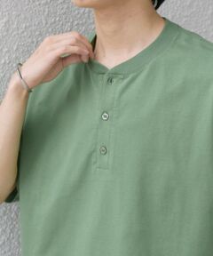 SHIPS / シップス Tシャツ | SHIPS any:〈接触冷感/吸水速乾/UVカット/遮熱〉Raylock ヘンリーネック Tシャツ◆