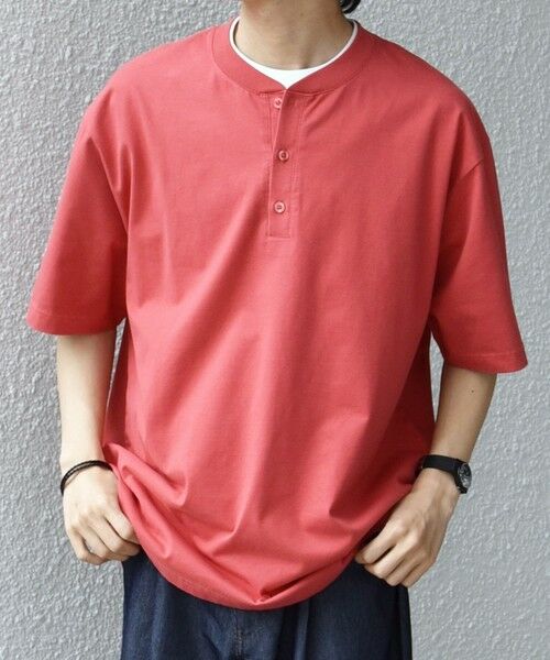 SHIPS / シップス Tシャツ | SHIPS any:〈接触冷感/吸水速乾/UVカット/遮熱〉Raylock ヘンリーネック Tシャツ◆ | 詳細7