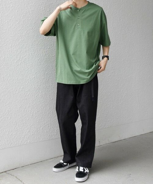 SHIPS / シップス Tシャツ | SHIPS any:〈接触冷感/吸水速乾/UVカット/遮熱〉Raylock ヘンリーネック Tシャツ◆ | 詳細15