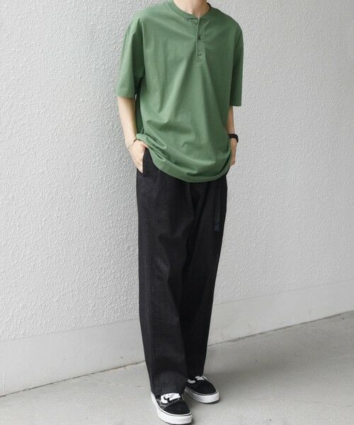 SHIPS / シップス Tシャツ | SHIPS any:〈接触冷感/吸水速乾/UVカット/遮熱〉Raylock ヘンリーネック Tシャツ◆ | 詳細16