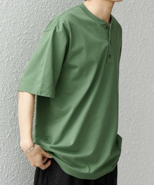 SHIPS / シップス Tシャツ | SHIPS any:〈接触冷感/吸水速乾/UVカット/遮熱〉Raylock ヘンリーネック Tシャツ◆ | 詳細19