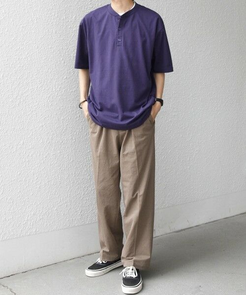 SHIPS / シップス Tシャツ | SHIPS any:〈接触冷感/吸水速乾/UVカット/遮熱〉Raylock ヘンリーネック Tシャツ◆ | 詳細20