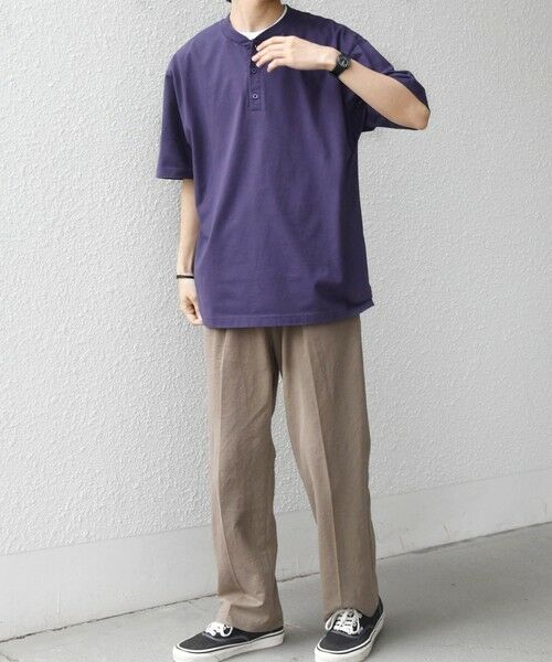SHIPS / シップス Tシャツ | SHIPS any:〈接触冷感/吸水速乾/UVカット/遮熱〉Raylock ヘンリーネック Tシャツ◆ | 詳細21