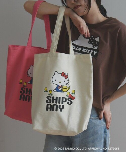 SHIPS / シップス トートバッグ | Hello Kitty × SHIPS any: ハローキティ プリント トートバッグ | 詳細1