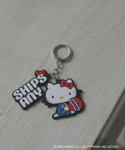 SHIPS / シップス チャーム | Hello Kitty × SHIPS any: ハローキティ ラバー キー チャーム（ホワイト）