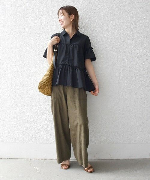 SHIPS / シップス シャツ・ブラウス | 《予約》SHIPS any:〈防しわ/接触冷感/洗濯機可能〉ファンクション ティアード シャツ ブラウス | 詳細12