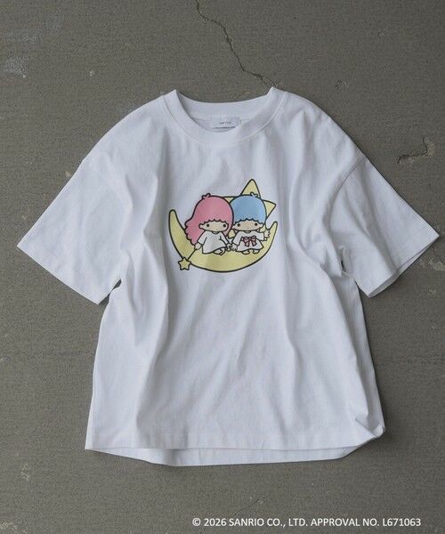 SHIPS / シップス Tシャツ | LITTLE TWIN STARS × SHIPS any: リトルツインスターズ プリント TEE（ホワイト系2）