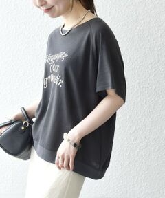 SHIPS / シップス Tシャツ | SHIPS any:〈洗濯機可能〉シアー 裏毛 ロゴ TEE