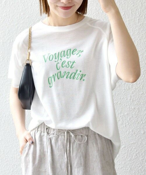 SHIPS / シップス Tシャツ | SHIPS any:〈洗濯機可能〉シアー 裏毛 ロゴ TEE | 詳細3