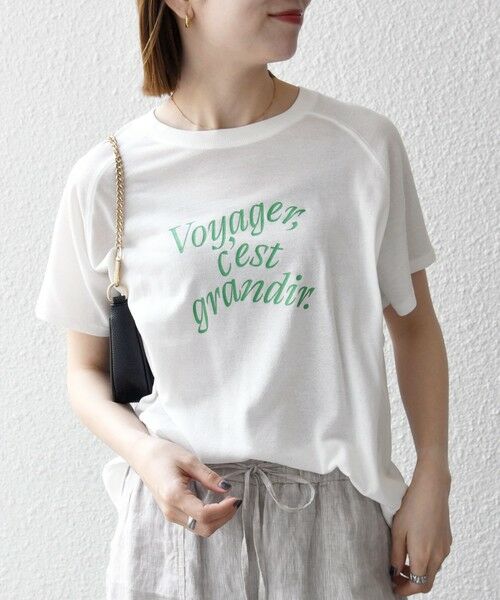 SHIPS / シップス Tシャツ | SHIPS any:〈洗濯機可能〉シアー 裏毛 ロゴ TEE | 詳細4