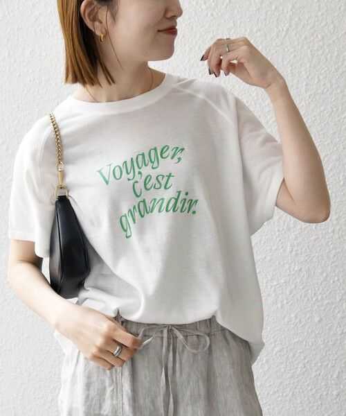 SHIPS / シップス Tシャツ | SHIPS any:〈洗濯機可能〉シアー 裏毛 ロゴ TEE | 詳細8