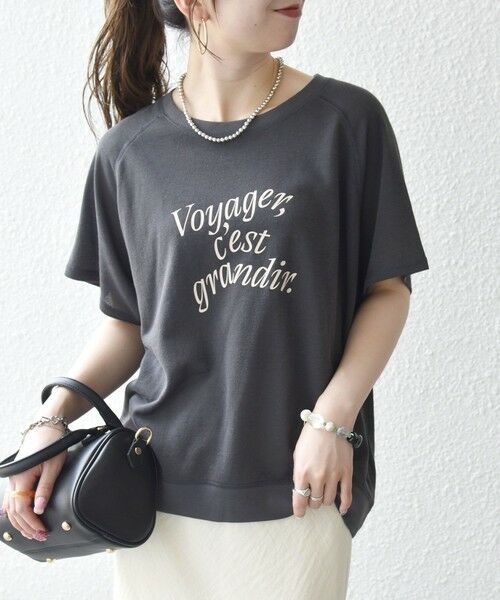 SHIPS / シップス Tシャツ | SHIPS any:〈洗濯機可能〉シアー 裏毛 ロゴ TEE | 詳細12