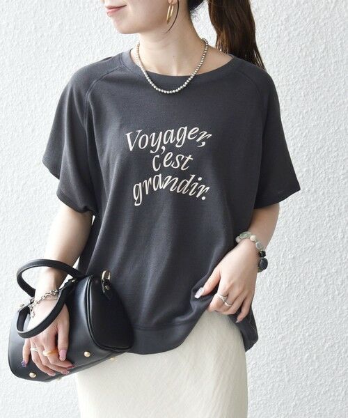 SHIPS / シップス Tシャツ | SHIPS any:〈洗濯機可能〉シアー 裏毛 ロゴ TEE | 詳細15
