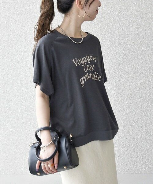 SHIPS / シップス Tシャツ | SHIPS any:〈洗濯機可能〉シアー 裏毛 ロゴ TEE | 詳細19