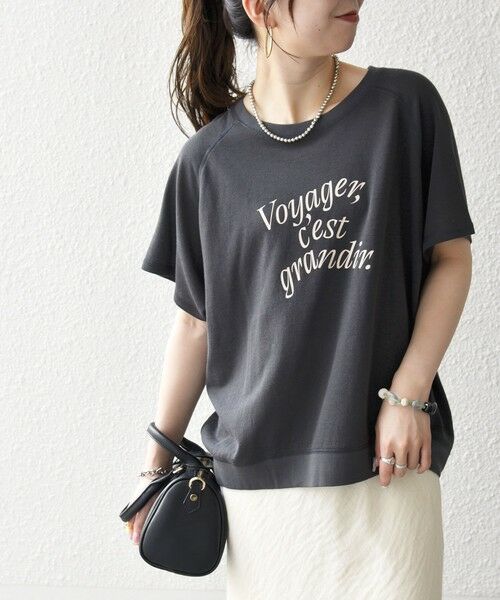 SHIPS / シップス Tシャツ | SHIPS any:〈洗濯機可能〉シアー 裏毛 ロゴ TEE | 詳細20