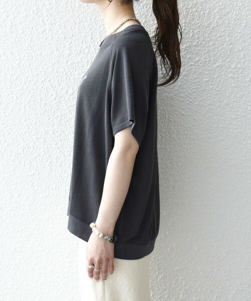 SHIPS / シップス Tシャツ | SHIPS any:〈洗濯機可能〉シアー 裏毛 ロゴ TEE | 詳細17