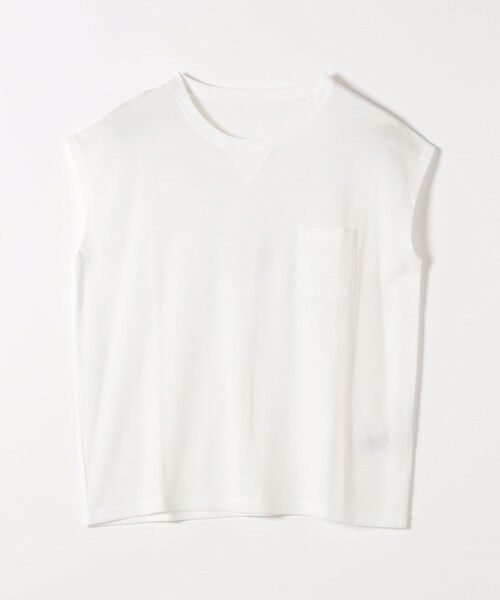 SHIPS / シップス Tシャツ | SHIPS any:〈洗濯機可能〉シアー 裏毛 クルーネック フレンチ スリーブ TEE | 詳細7