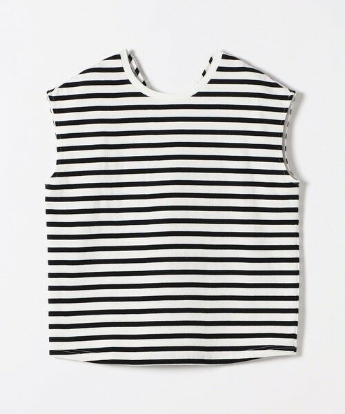 SHIPS / シップス カットソー | 《一部追加予約》SHIPS any:〈洗濯機可能〉バック レース コンビ フレンチスリーブ プルオーバー | 詳細9