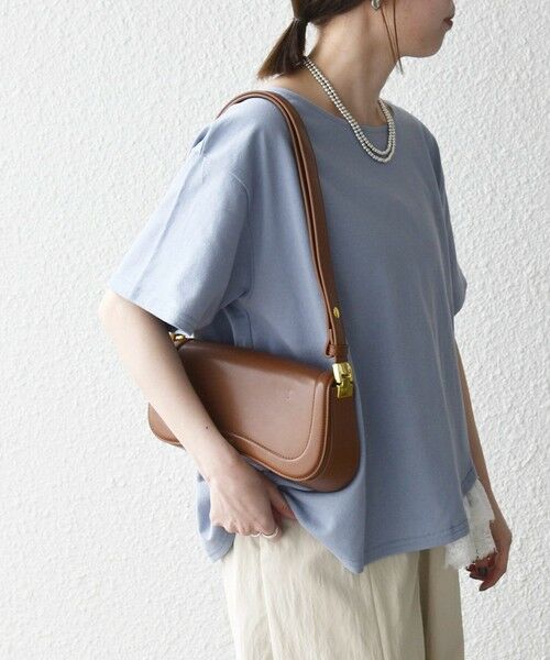 SHIPS / シップス カットソー | 《予約》SHIPS any:〈洗濯機可能〉レース ヘム アシンメトリー ショートスリーブ TEE | 詳細11