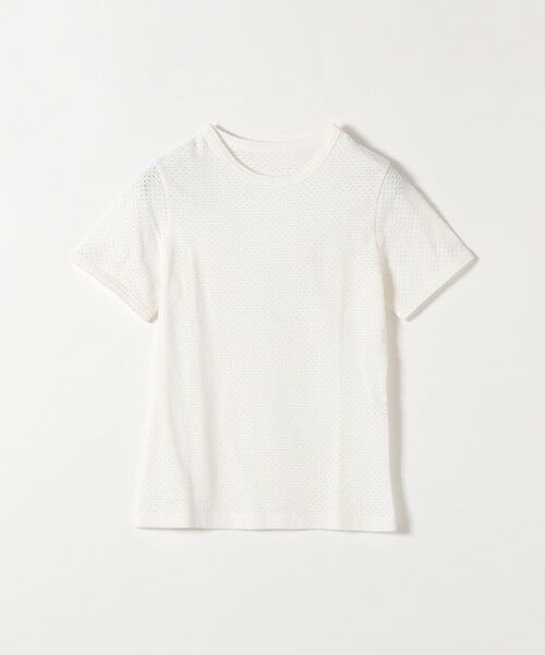 SHIPS / シップス Tシャツ | 《予約》SHIPS any:〈洗濯機可能〉透かし レース 半袖 クルーネック Tシャツ | 詳細11