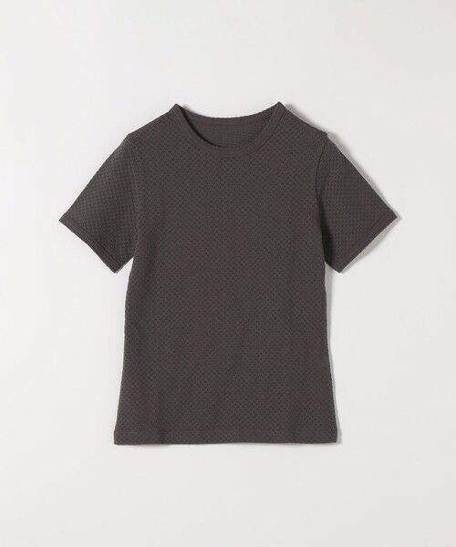 SHIPS / シップス Tシャツ | 《予約》SHIPS any:〈洗濯機可能〉透かし レース 半袖 クルーネック Tシャツ | 詳細24