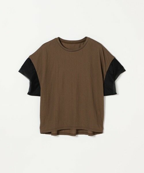 SHIPS / シップス Tシャツ | 《予約》SHIPS any:〈手洗い可能〉カノコ チュール コンビ ワイド TEE | 詳細29