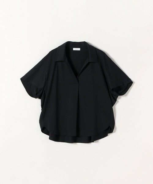 SHIPS / シップス Tシャツ | 《予約》SHIPS any:〈洗濯機可能〉ジャージー ワイド スキッパー ポロ プルオーバー | 詳細25