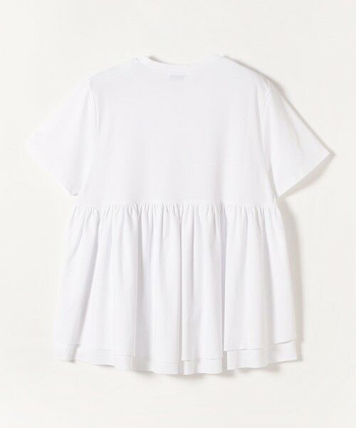 SHIPS / シップス Tシャツ | 《予約》SHIPS any:〈洗濯機可能〉ジャージー ダブルヘム ペプラム TEE | 詳細14