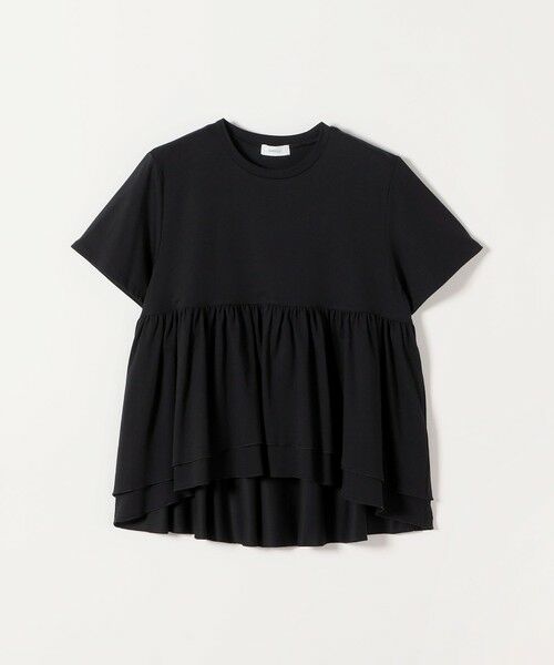SHIPS / シップス Tシャツ | 《予約》SHIPS any:〈洗濯機可能〉ジャージー ダブルヘム ペプラム TEE | 詳細22