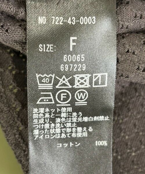 SHIPS / シップス タンクトップ | SHIPS any:〈洗濯機可能〉透かし レース ヘンリーネック ノースリーブ タンク | 詳細24